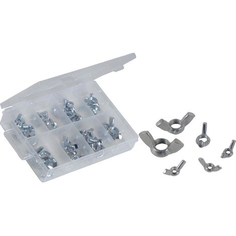 Coffret d'écrous à ailettes 40 pcs (1/3)