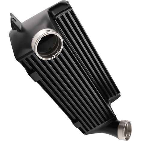 Aluminum Intercooler for BMW 135i E82 E88 2008-2013 Bar Plate Design Black (1/4)