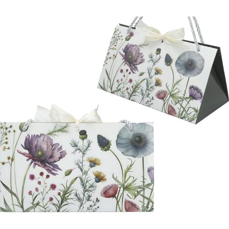 Juego de 6 bolsas decorativas - Flores (carmani) (1/4)