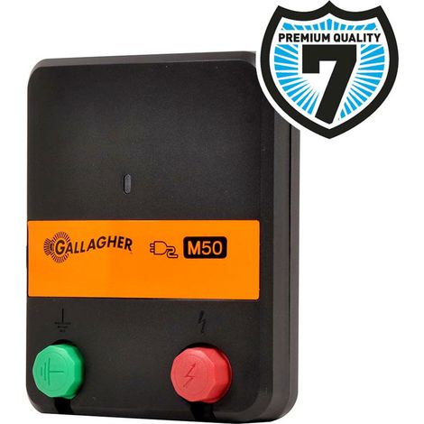 Elettrificatore Gallagher M50 a corrente 230V per recinti fino 4 km per cani, gatti, conigli e animali da stagno (1/4)