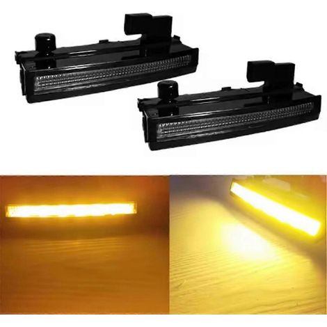 Lot de 2 lampes de pare-soleil LED 24 V pour voiture, références 2252794 et 2252783, compatibles avec les camions Scania R650, G500, S730, S500 et P500. (1/4)