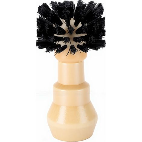 Panier porte-filtre à café, brosse de nettoyage, manche en bois, gommage en Nylon pour la cuisine domestique, 51/54mm (1/5)