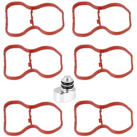 Akozon Brake Pad Removal Kit, Rubber Intake Gasket + Valve Plug for N57 N57S E9 E91 E92 E93 F7 F1 F11