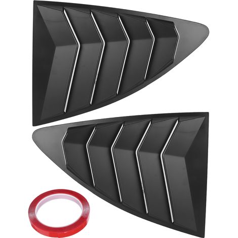 Pare-soleil latéral en noir mat pour Subaru BRZ 13-18, aérations de vitre latérale (1/5)