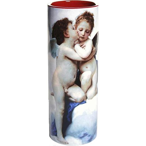 Vase en céramique L&39Amour et Psyché par Bouguereau (1/2)