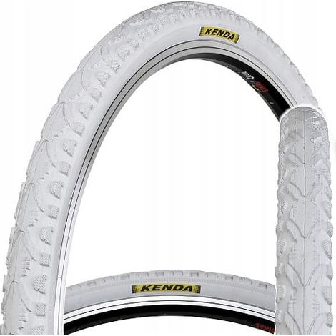 Neumático bicicleta kenda khan 700 x38 40-622 blanco (1/2)