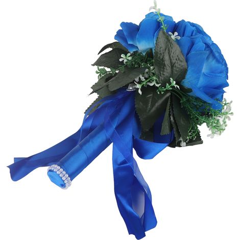 Bouquet de Roses Artificielles pour Mariage - Fausses Fleurs de Cérémonie