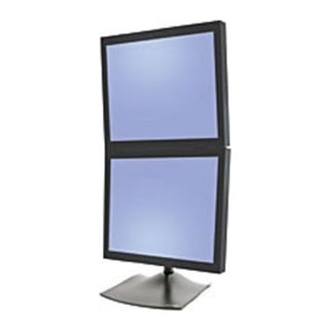Ergotron DS Series DS100 Dual Monitor Desk Stand, Vertical 61 cm (24") Nero