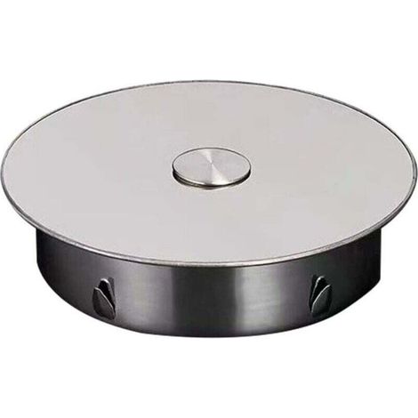 Cache-trou de cheminée, extrémité de tuyau de cheminée, résistant à la chaleur, couvercle de conduit de cheminée, couvercle de tuyau de poêle pour tuyaux (75 mm)-Crezuo (1/4)