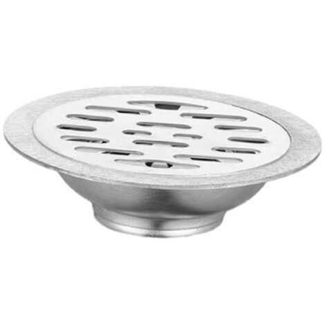 Couvercle de drain de sol rond pour égout, sortie d'eau de piscine souterraine, couvercle de filtre de douche, connecteur d'évier de cuisine, 9,8 x 2,6 cm (1/4)