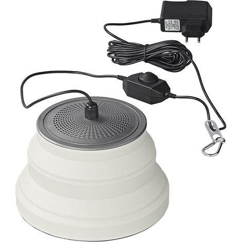Lampada a sospensione a led pieghevole in silicone bianco 25cm (1/5)