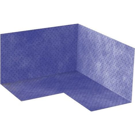 Lazer – Kit d'étanchéité pour receveur de douche – Angle rentrant Natosec – Lot de 2 pièces – Pour chantiers humides et espaces confinés