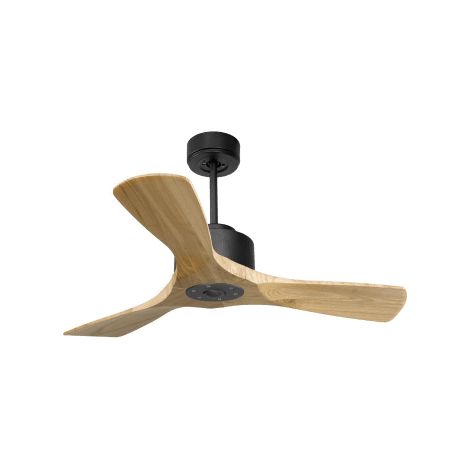Modulo Regular Ring - Super destratificateur et ventilateur DC 106 cm noir pales bois clair sans Lumière 15 à 20 m² (1/5)