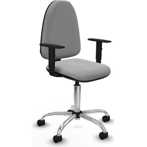Piqueras y Crespo B1D05RN Silla de oficina gris claro ergonómica