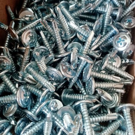 Vite autoforante 4,2x13mm - 100pz testa cilindrica per fissaggio profili cartongesso