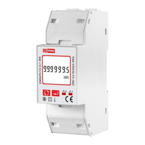 Compteur d'énergie RS PRO, 1 phase ( Prix pour 1 )