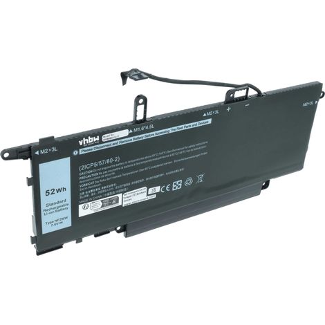 vhbw Akku kompatibel mit Dell Latitude 7410 2-in-1, 7310 2-in-1, 7400 2-in-1, 9410 2-in-1 Notebook (6750 mAh, 7,6 V, Li-Polymer) (1/5)