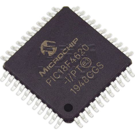 Kit of 5 electronic components PIC18F4620-I/PT and PIC16F886T-I/SO