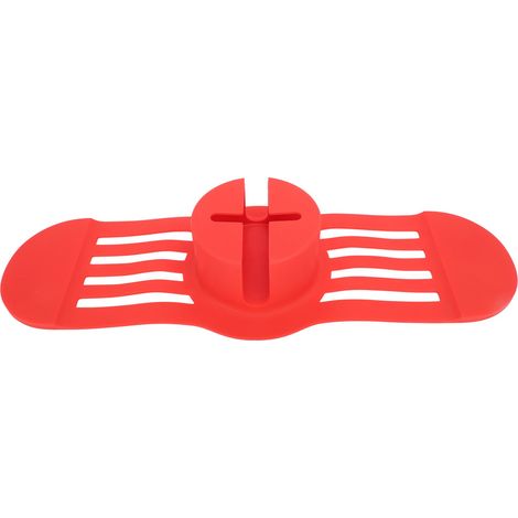 Porte-gobelet en silicone pour canapé, antidérapant et anti-déversement, adapté aux accoudoirs de fauteuil, canapé et relax, rouge (1/5)