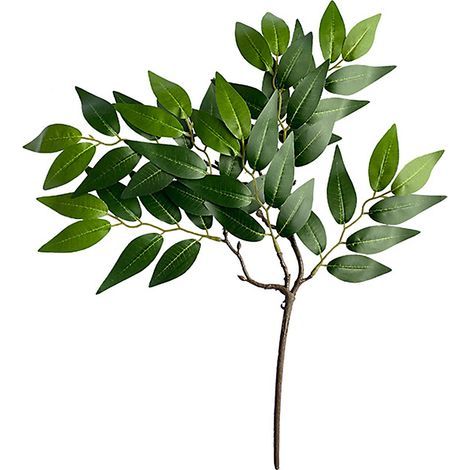 Eukalyptusblatt-Imitat, künstliches Grün, Blumenarrangement, Wanddekoration aus Blättern für Zuhause, Hochzeit, Garten und Außendekoration (B) (1/5)