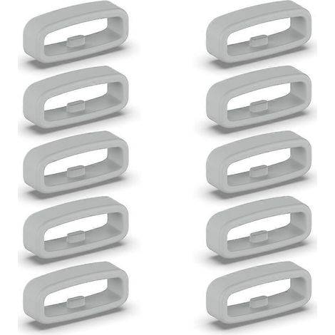 Silikon-Befestigungsring 18/20/22 mm – Ersatzteil für Riemenbefestigung – 18 mm – Grau