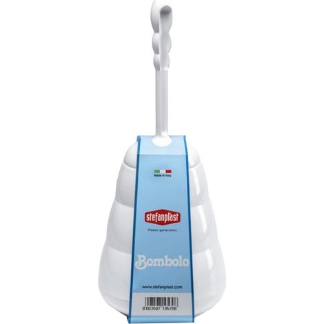 Portascopino Bombolo in Polipropilene Bianco Ø 17 mm cm Stefanplast 3 Pezzi