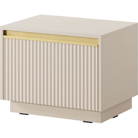 Commode : Eucalyptus / Chevrons scandi, Pieds Bois, 158 × 80 × 38cm (1/4)