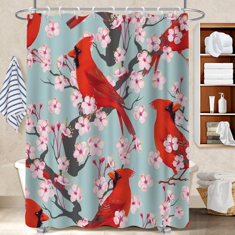Rideau de douche 180x180 poids aux ourlets rideau étanche pour salle de bain avec douche à l’italienne (1/5)