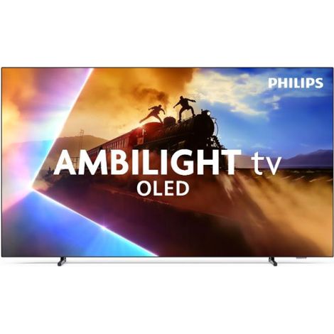 Philips – TV OLED 77 pouces 4K UHD – Ambilight 3 côtés – Processeur P5 AI – Dolby Vision – HDMI 2.1 – Son surround Dolby Atmos