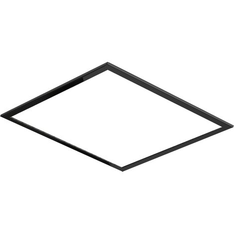 Pré-cadre pour Sprinkler de Plafond Noir  Carré 47x47 [ IMEX® ] (1/2)