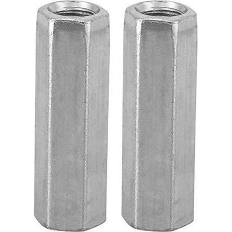 10 pcs M8 L Rod Écrou Hexagonal En Acier Au Carbone Écrous À Vis Entretoise Vis Écrou Hexagonal Manchon Écrou Entretoise Fileté Attaches(M840),A (1/5)