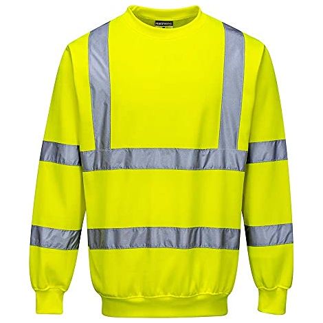 Felpa alta visibilità Portwest B303 girocollo - L - Yellow (1/3)