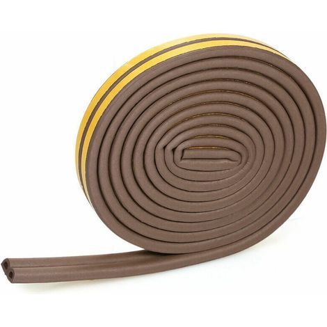 Bande De Coupe-Froid - Joint Fenêtre Intérieur En Mousse EPDM Auto-Adhésif - Isolation Thermique Et Acoustique - 5 M
