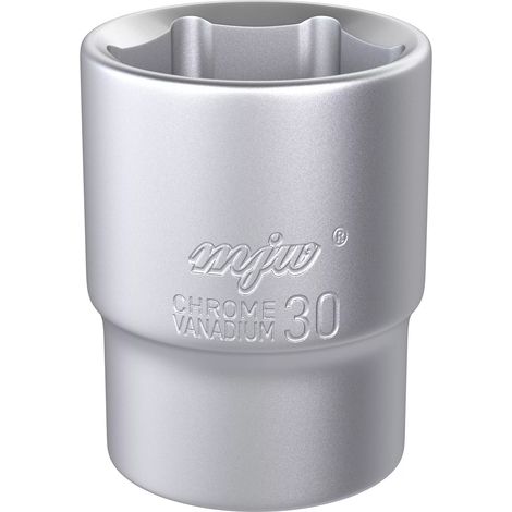 Chiave a bussola MJW in acciaio CrV da 3/4" a 6 punte, 30 mm (1/4)