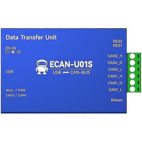Can-zu-USB-Konverter, Can2.0-Bus-Debugger, Can-Bus-Analysator, bidirektionales 2-Wege-tragbares Transceiver-Relais (1/5)