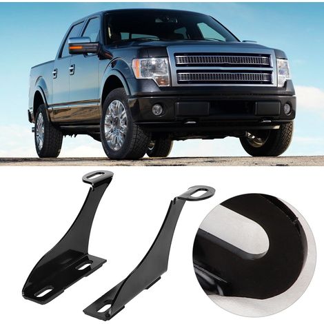 Supports de montage pour barre lumineuse LED en alliage d'aluminium, pour montant A et coin avant de capot, compatibles avec Ford F150 0 (1/5)