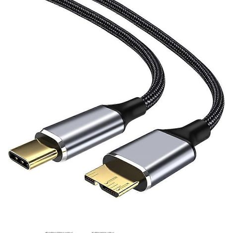 USB-C auf Micro-USB 3.0 Kabel, 5 Gbit/s, 5 A Schnellladekabel, A--