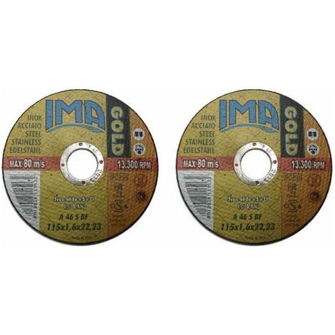 Disco abrasivo ima 50pz taglio inox 115x1,6 mola abrasiva - Salone (1/2)