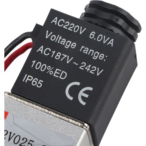 Électrovanne Airtac 2V025-08, 220 V CA (1/5)