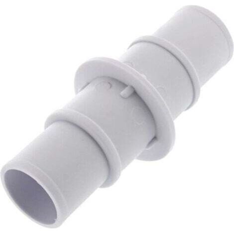 Liaison, raccord 32/32, 38/38, 32/38 pour tuyau flottant de pisicne - Blanc-- (1/4)