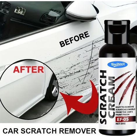 KineShineX Car Scratch Wax: Paint Protection, Polishing, Scratch Removal, Maintenance, Paint Surface Cleaning, and Stain Removal. (1/4)