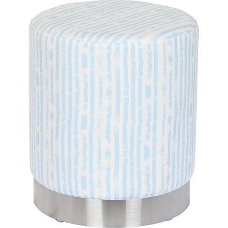 Reposapies Poliester Metal 34X34X40 Rayas Azul LM203993 (1/4)