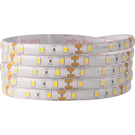 Ruban LED 12V 5m IP65 6500K blanc froid 950lm 10W Polux (1/5)