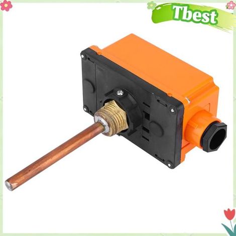 Tbest Thermostat Contrôleur de Température du Tuyau à Eau Chaude G1 / 2 Male, Démarrage à Haute Température bricolage thermostat (1/5)