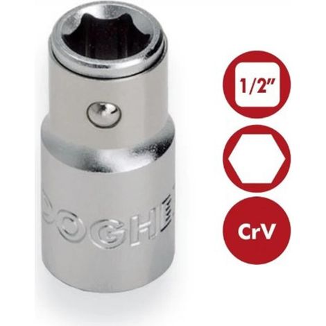 PORTA BUSSOLE INSERTI ATTACCO QUADRO 1/2" PER AVVITATORI ESAGONALI 5/16" DOGHER