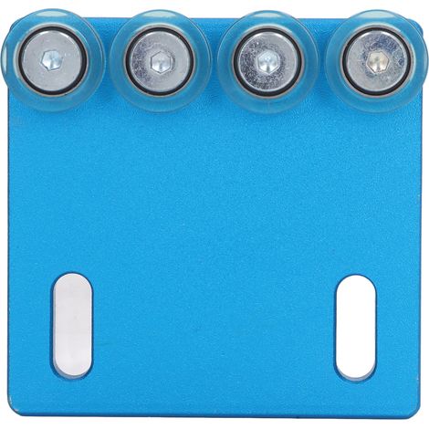 Ruban de chant bleu machine accessoire roue auxiliaire étroite anti-déviation alimentation, 4 roues pour déligneuse (1/5)