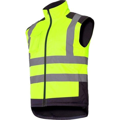 Gilet di segnalazione reversibile, giallo, "M", CE, lahti