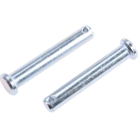 Rs Pro – Axe en acier 1-1/2pouce – Goupille chape diamètre 1/4pouce – Finition galvanisé brillant – Sachet de 10 unités (1/2)