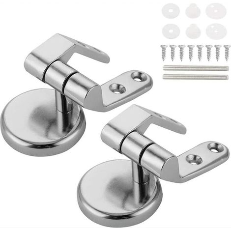 Cerniera per sedile WC in lega di zinco, fissaggi di ricambio per sedile WC in legno e MDF