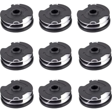 Bobine de fil pour débroussailleuse Parkside PRTA 20-Li C3 IAN351753 - Lot de 9 bobines de rechange à double alimentation (1/4)